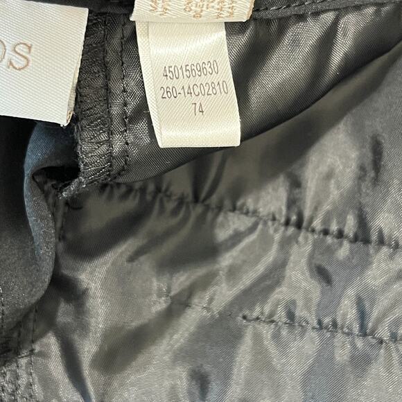 Chicos Pants Womens Medium Black Stretch Weekends Business Office Formal - Picture 4 of 9